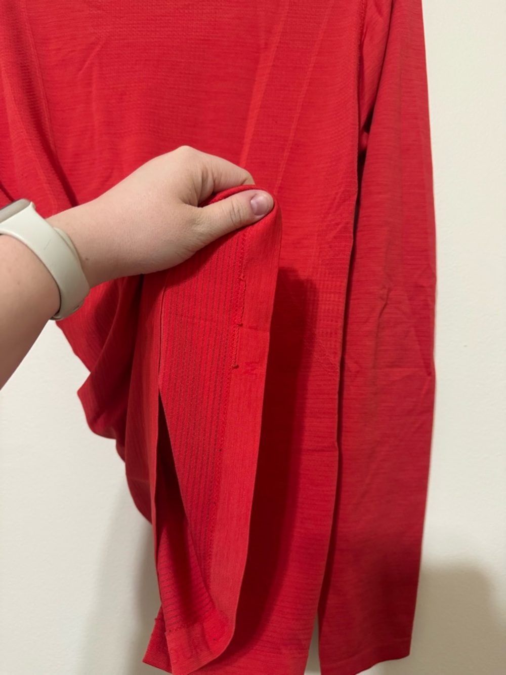 Lululemon Red Metal Vent Tech Long-Sleeve Shirt - Picture 5 of 5